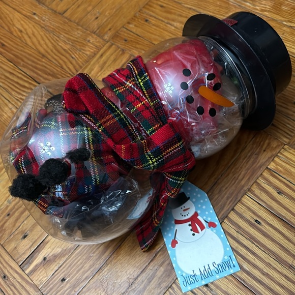 A set of snow-person accessories in a container - Picture 2 of 6